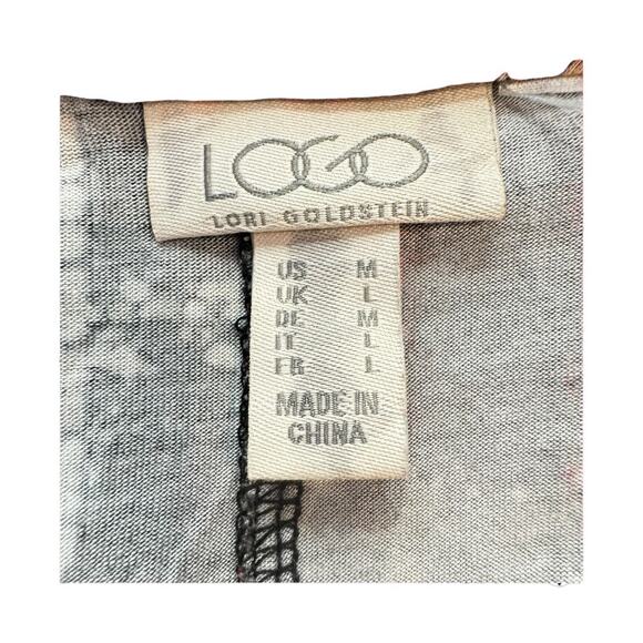 Womens Logo Black Red Plaid long sleeve Scoop Neck lace trim Tunic Dress Medium - Picture 3 of 6